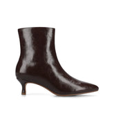 Chocolate Pointed Toe Booties