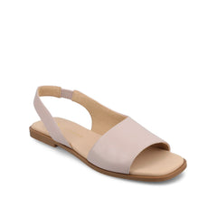 Brinsley Wide Vegan Leather Sandals in Lilac