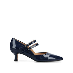 Carnation Mary Jane Pumps in Wide - Navy