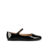 CARRIE BALLET FLATS IN PATENT WIDE - Black Patent