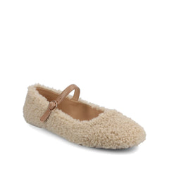 Carrie Dress Flats in Wide - Sherpa