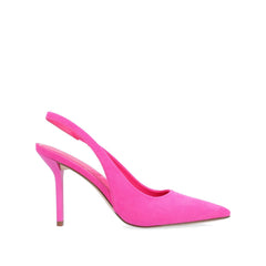 Fuchsia Faux Suede