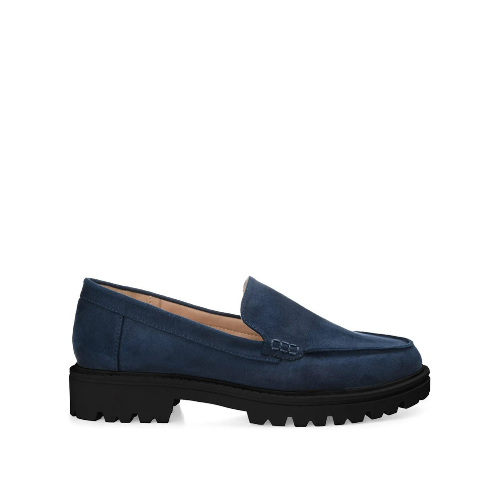 Navy Faux Suede