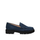 Navy Faux Suede