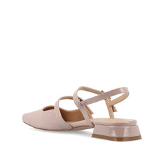Gretchenn Patent Heeled Flats - Blush