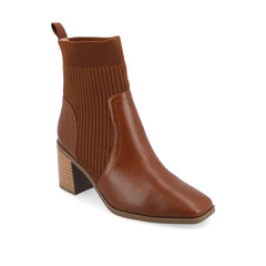 Harlowe Chelsea Booties in Wide - Brown