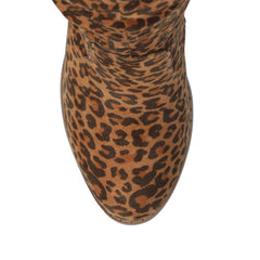 Kaison Wide Width Boots in Leopard Faux Suede