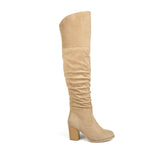 Stone Faux Suede