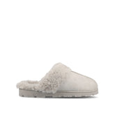 Grey Faux Suede