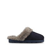 Navy Faux Suede