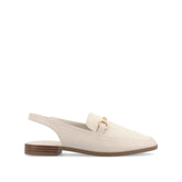 Lainey Loafer Flats in Vegan Leather - Off White