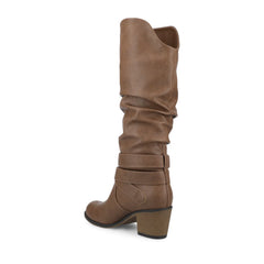 LATE BOOTS IN WIDE WIDTH (FOOTBED) - Taupe PU