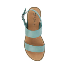 Blue Lavine Vegan Leather Sandals
