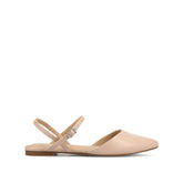 Martine Slingback Flats in Vegan Leather - Blush