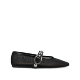 NAVEAH Ballet Flats in Black Mesh