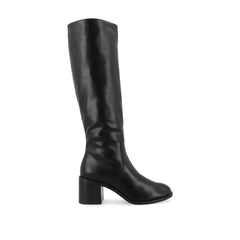 Romilly Knee-High Boots in Vegan Leather - Black