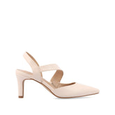 Scarlett Stiletto Heels in Patent - Beige