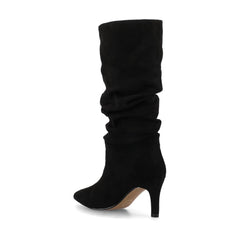 Sonnet Slouchy Boots in Wide Calf - Black