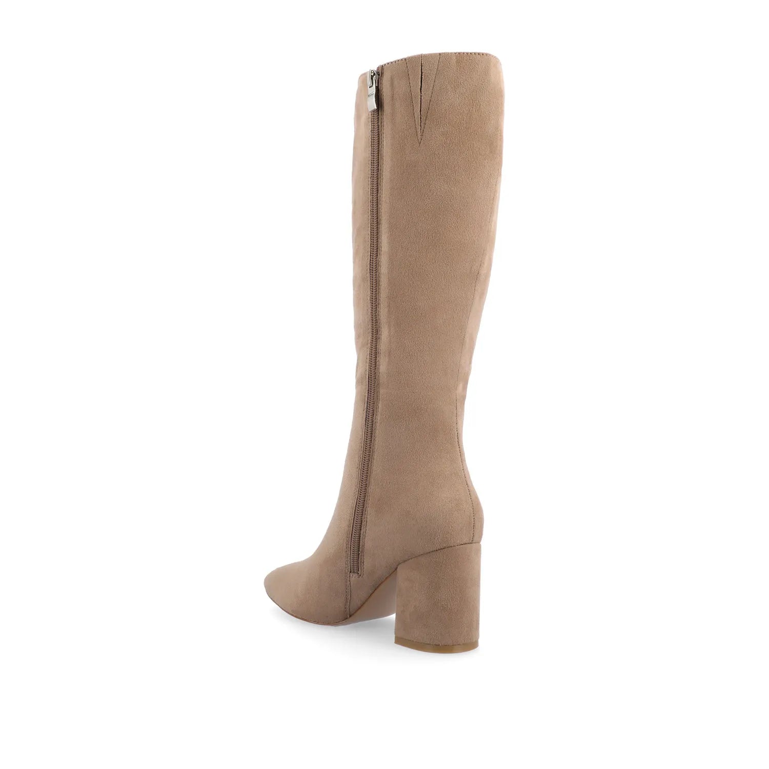 Beige Faux Suede
