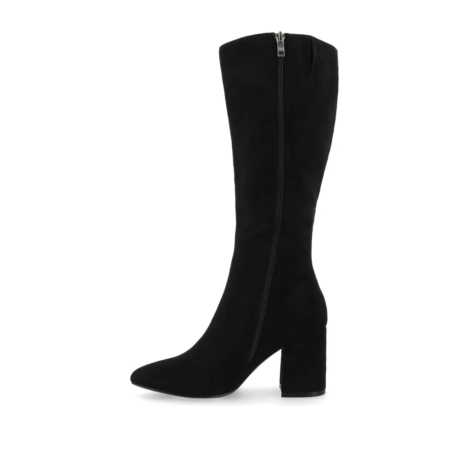 AMEYLIA Wide Calf Knee-High Boots - Black