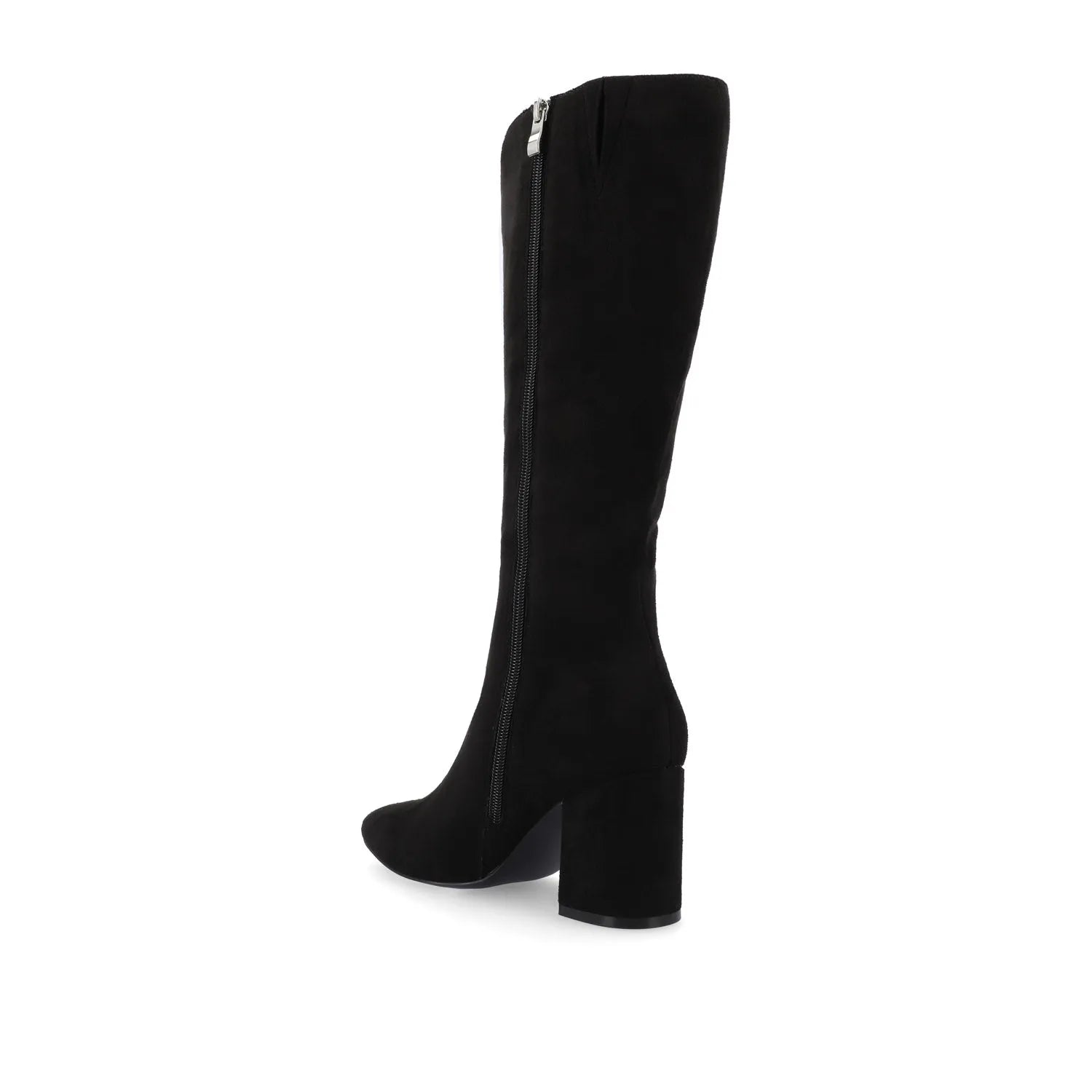 AMEYLIA Wide Calf Knee-High Boots - Black