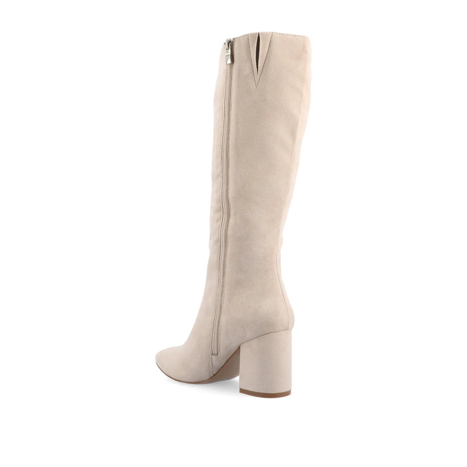Bone Faux Suede