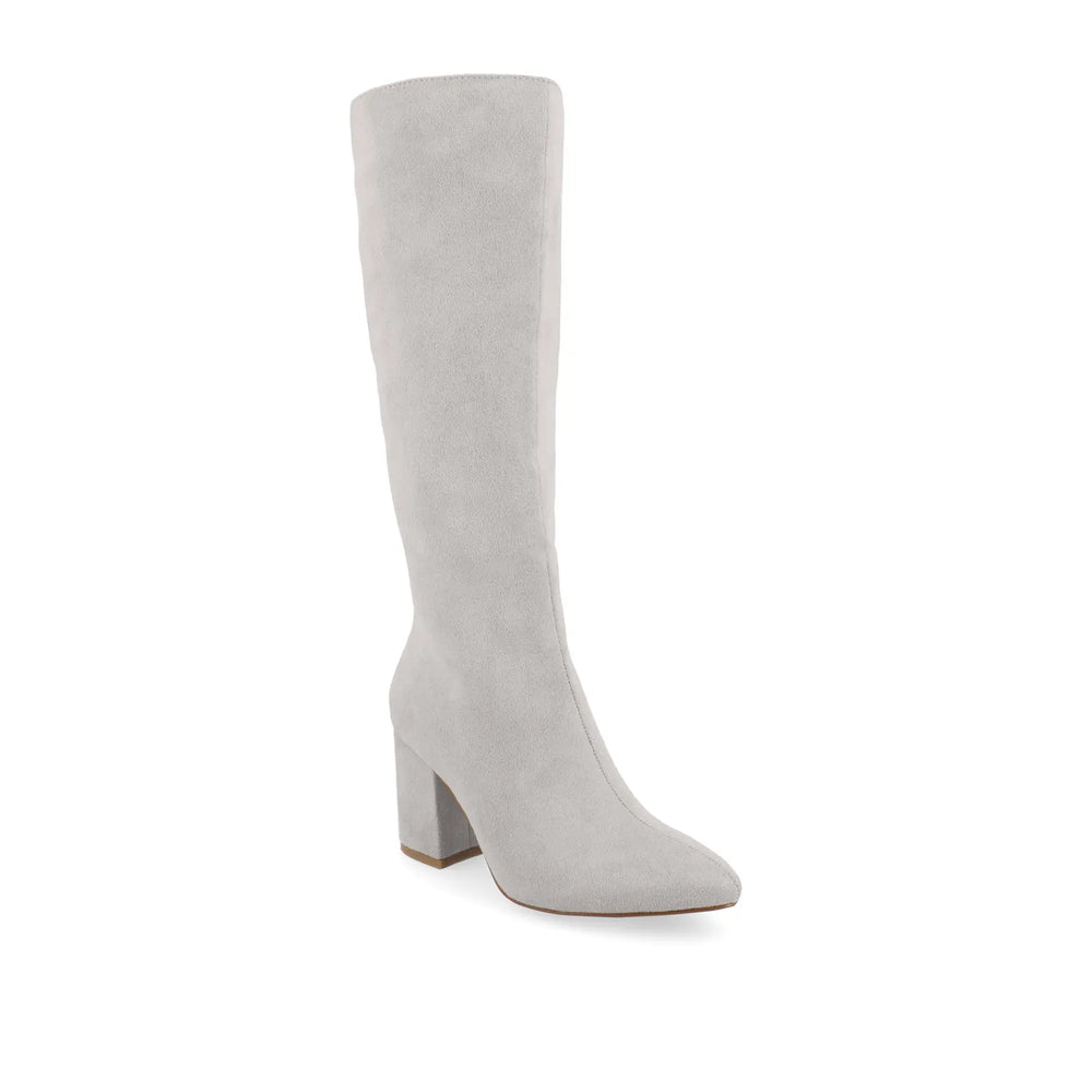 Grey Faux Suede