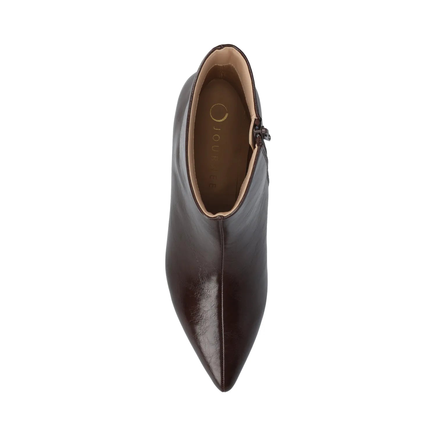 Chocolate Pointed Toe Booties