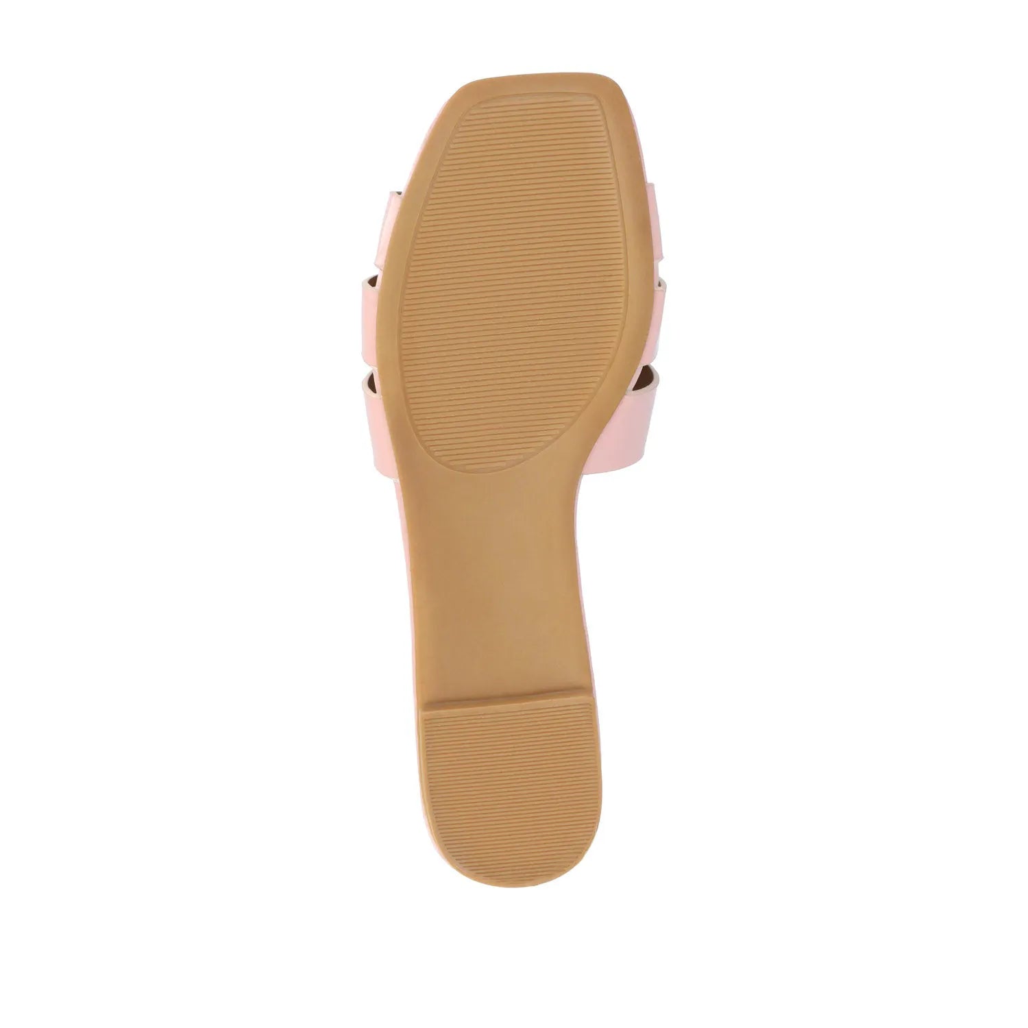 ARRINA Slide Sandals in Statement Patent - Blush Patent
