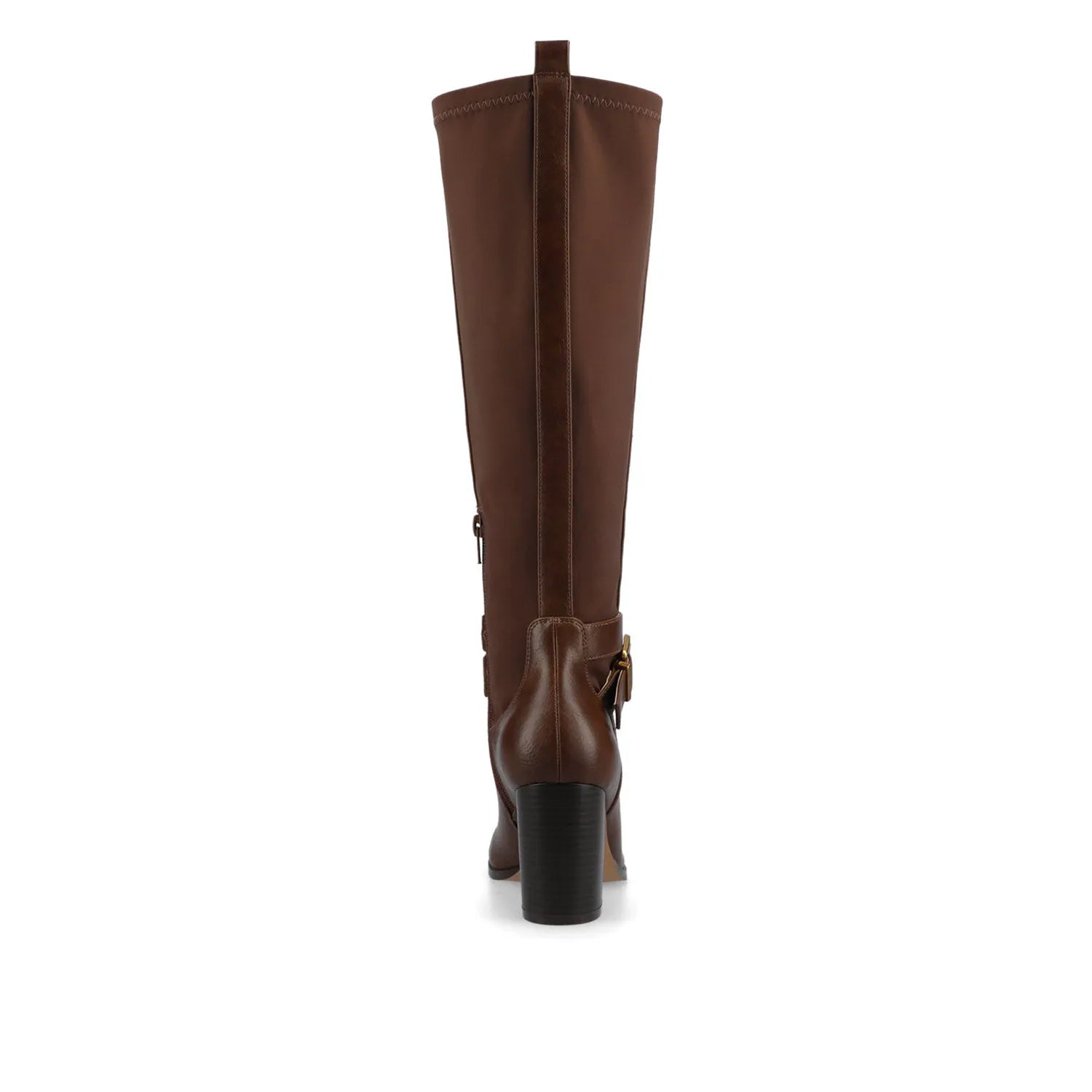AVALONN Knee-High Dress Boots in Chocolate