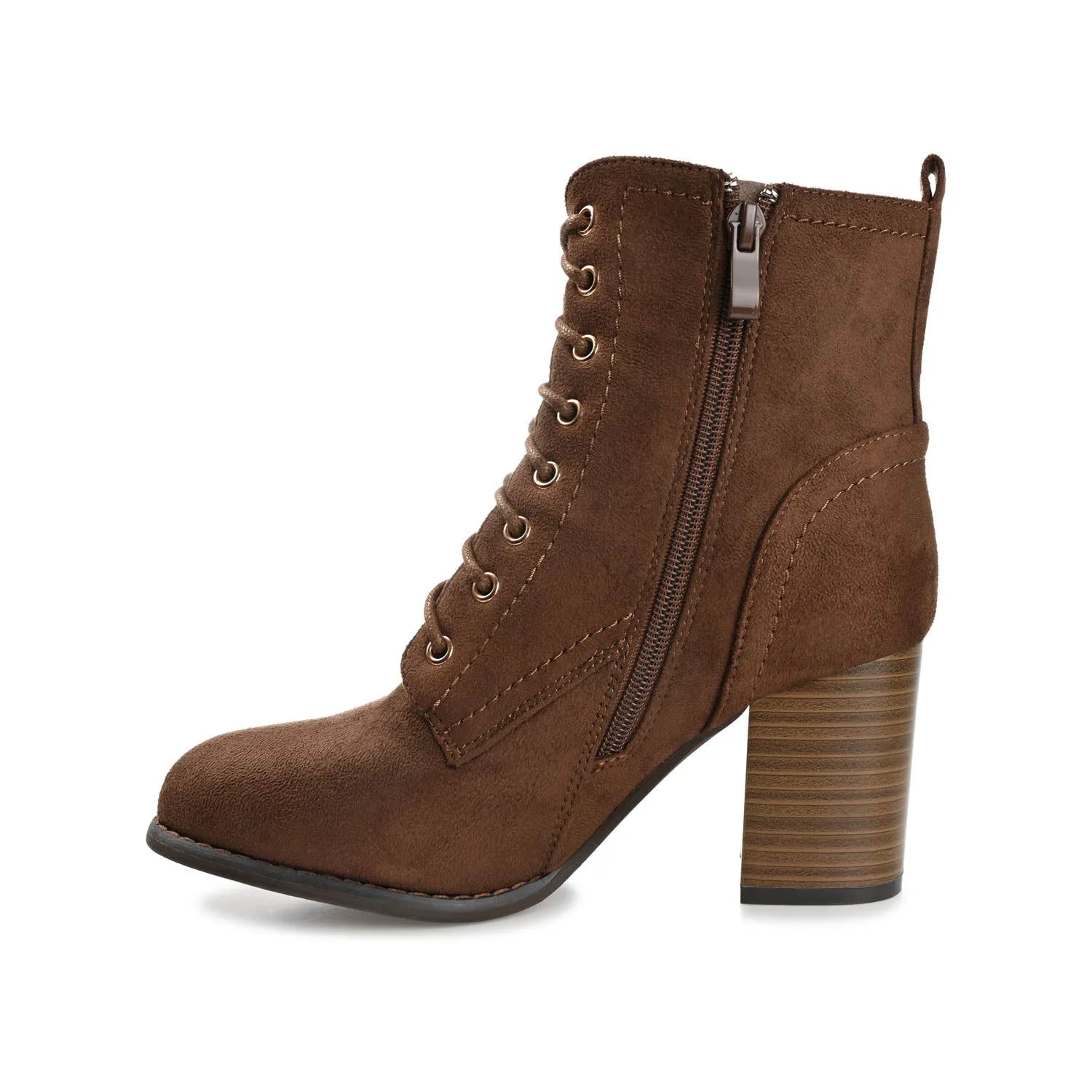 Brown Faux Suede