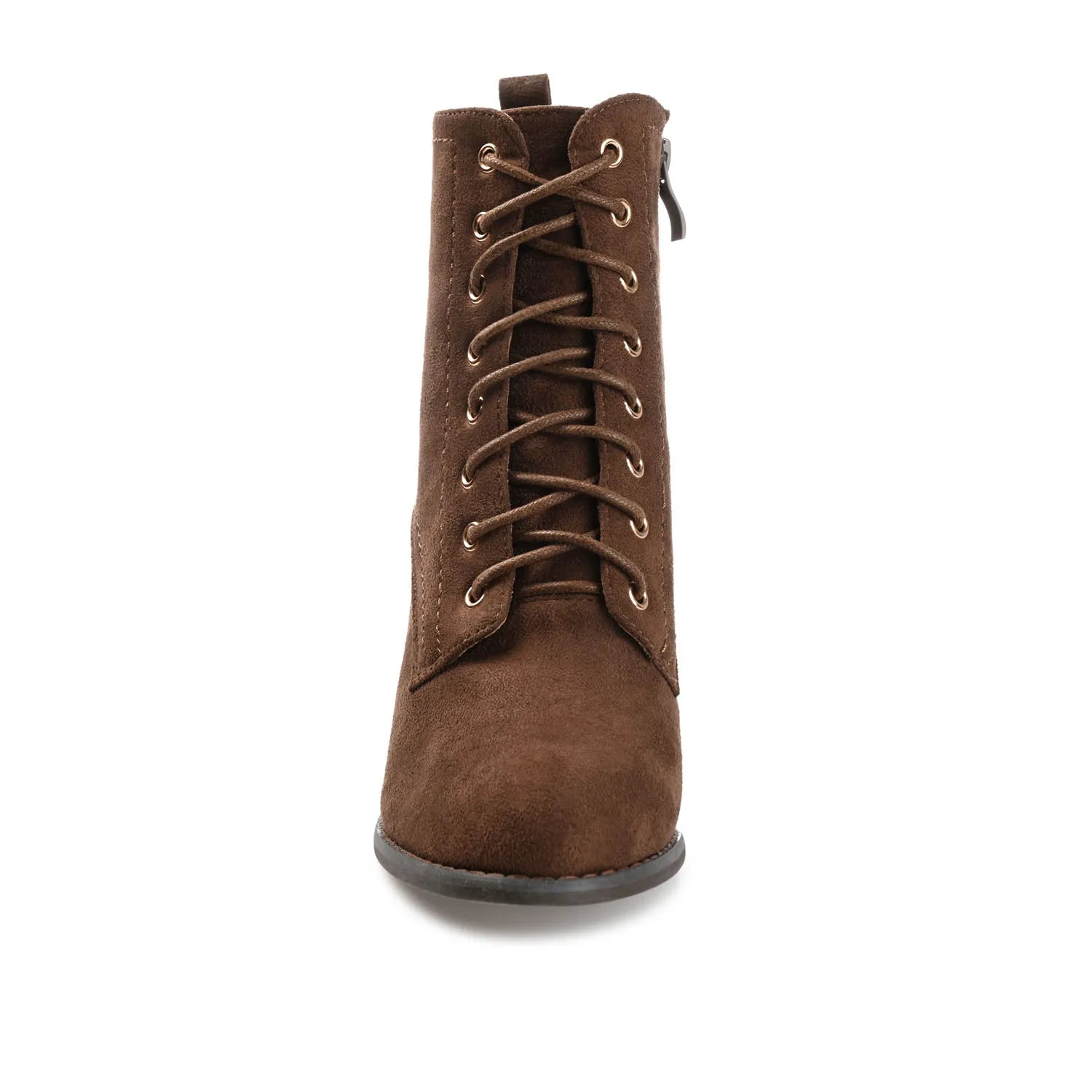 Brown Faux Suede
