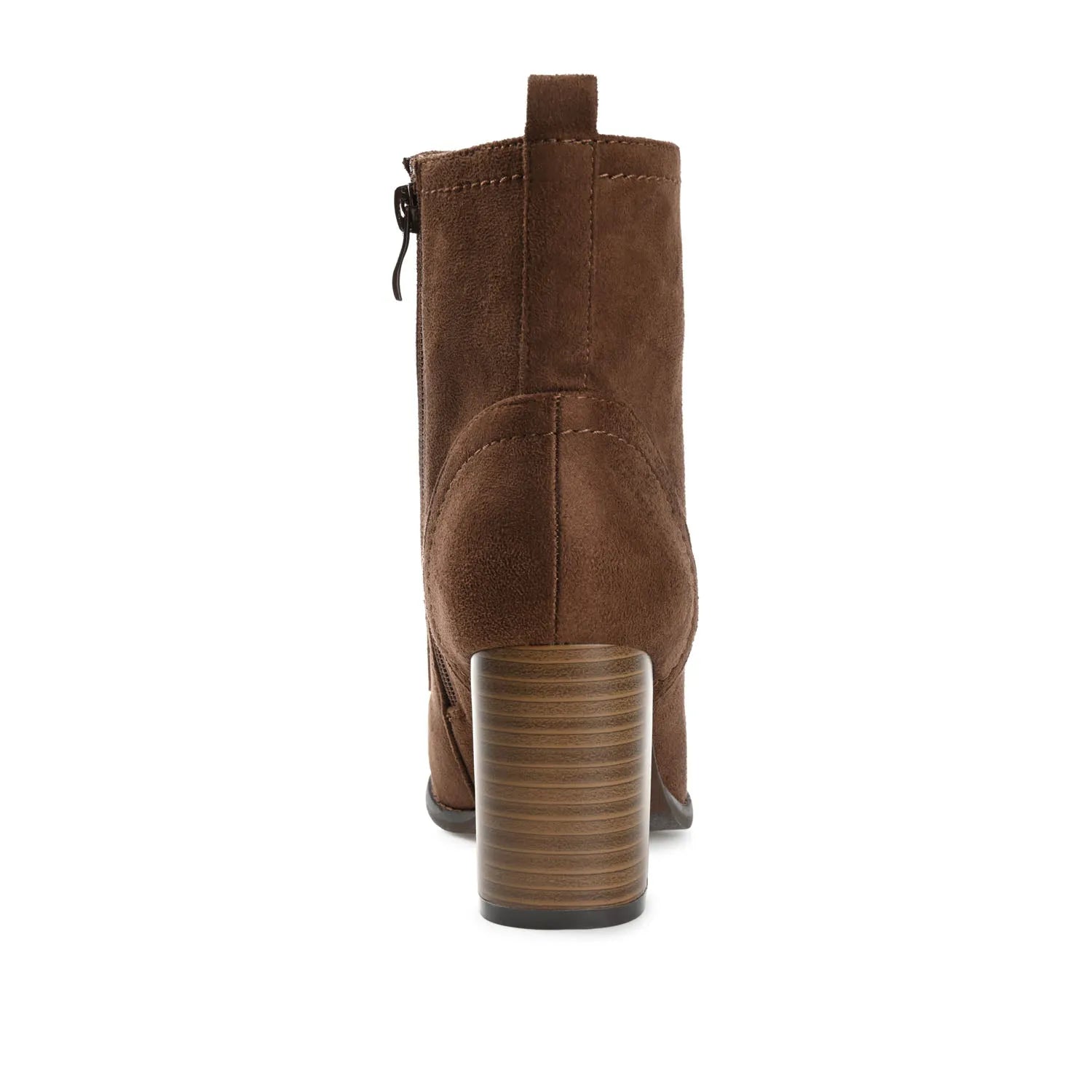 Brown Faux Suede