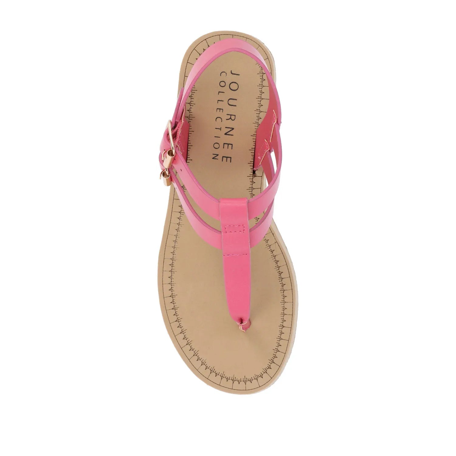 Bianca Wedge Heeled Sandals in Vegan Leather - Pink