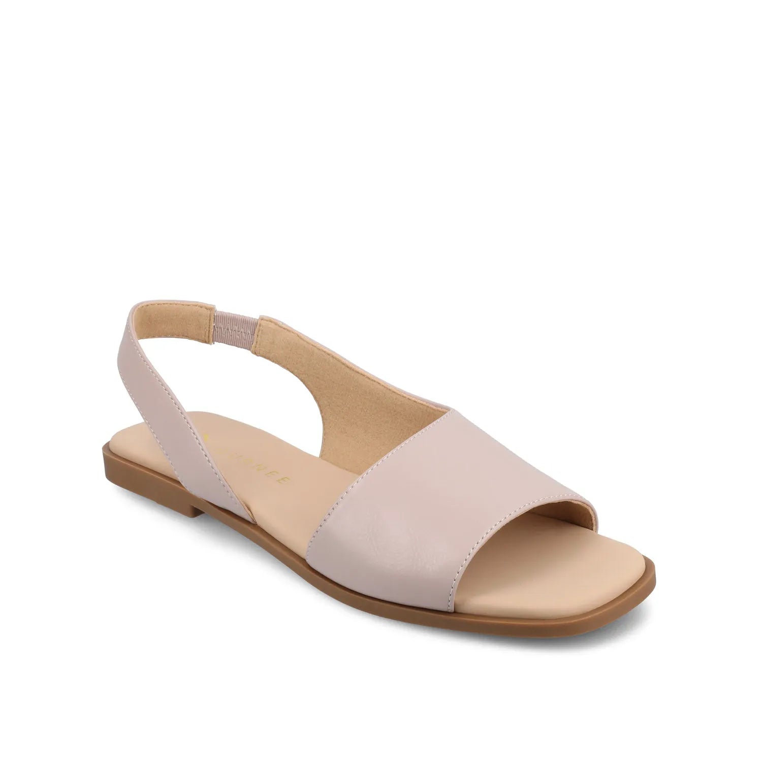 Brinsley Wide Vegan Leather Sandals in Lilac
