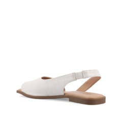 Brinsley Cutout Sandals in Croco - Bone Croco