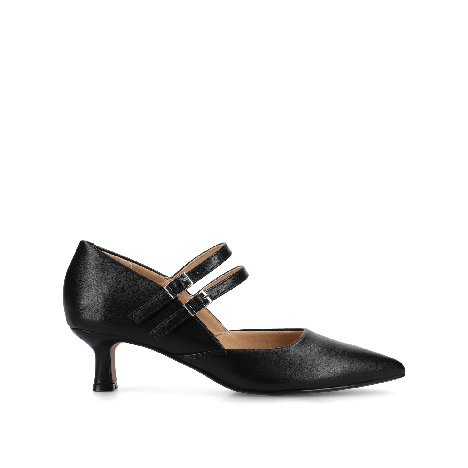 Carnation Mary Jane Pumps in Wide - Black