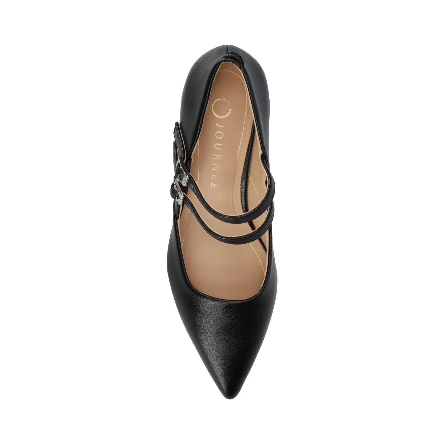Carnation Mary Jane Pumps in Wide - Black
