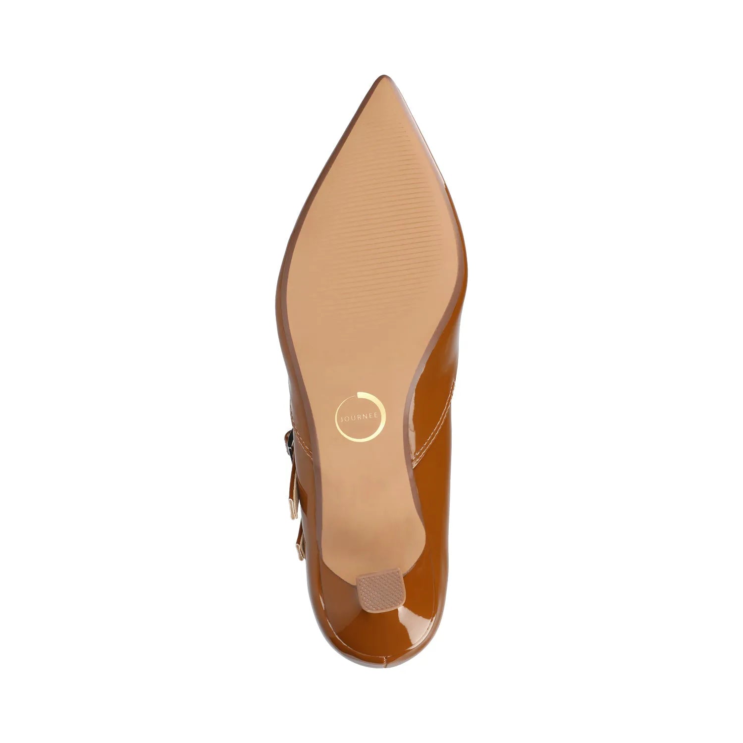 CARNATION MARY JANE PUMPS - Wide Width - Cognac