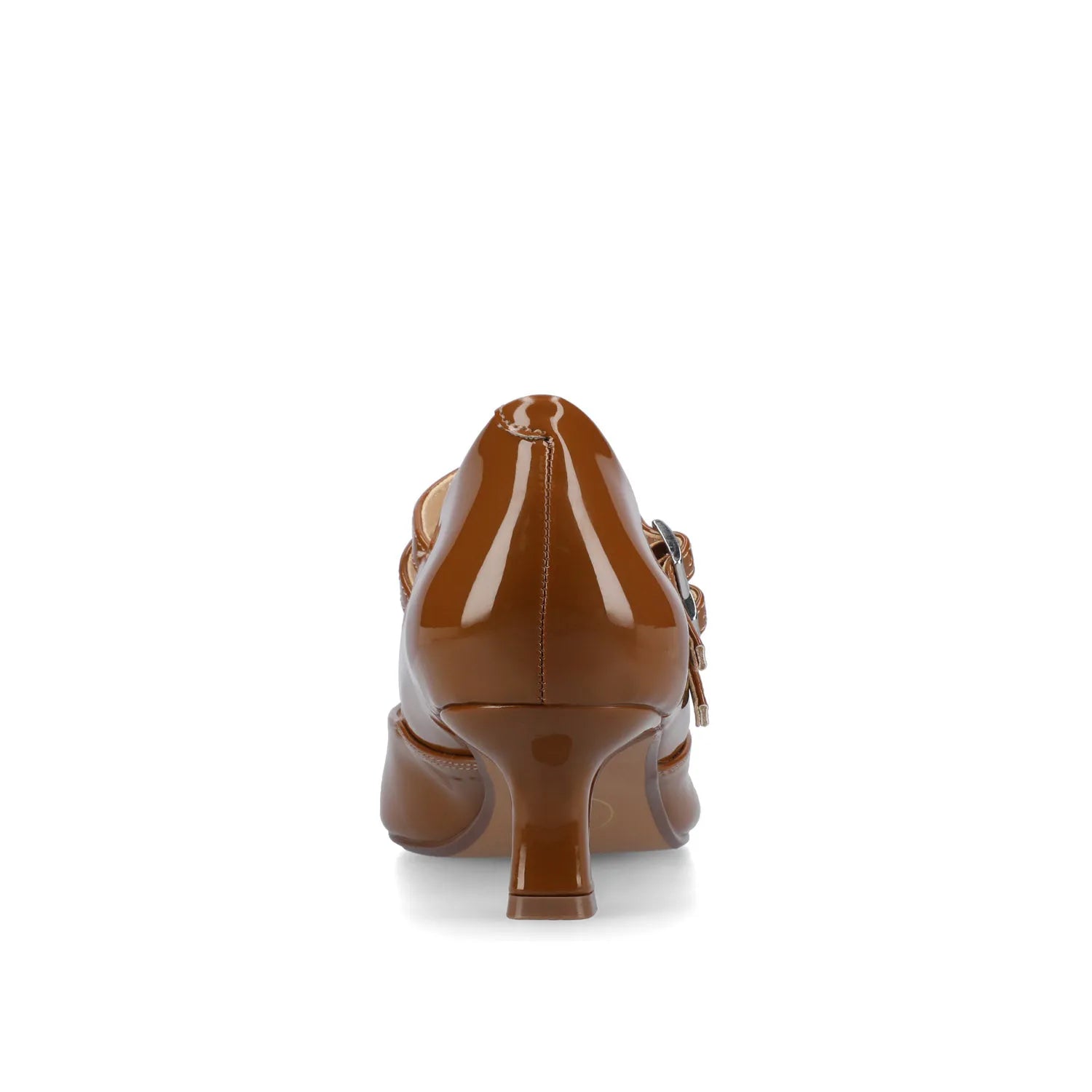 CARNATION MARY JANE PUMPS - Cognac