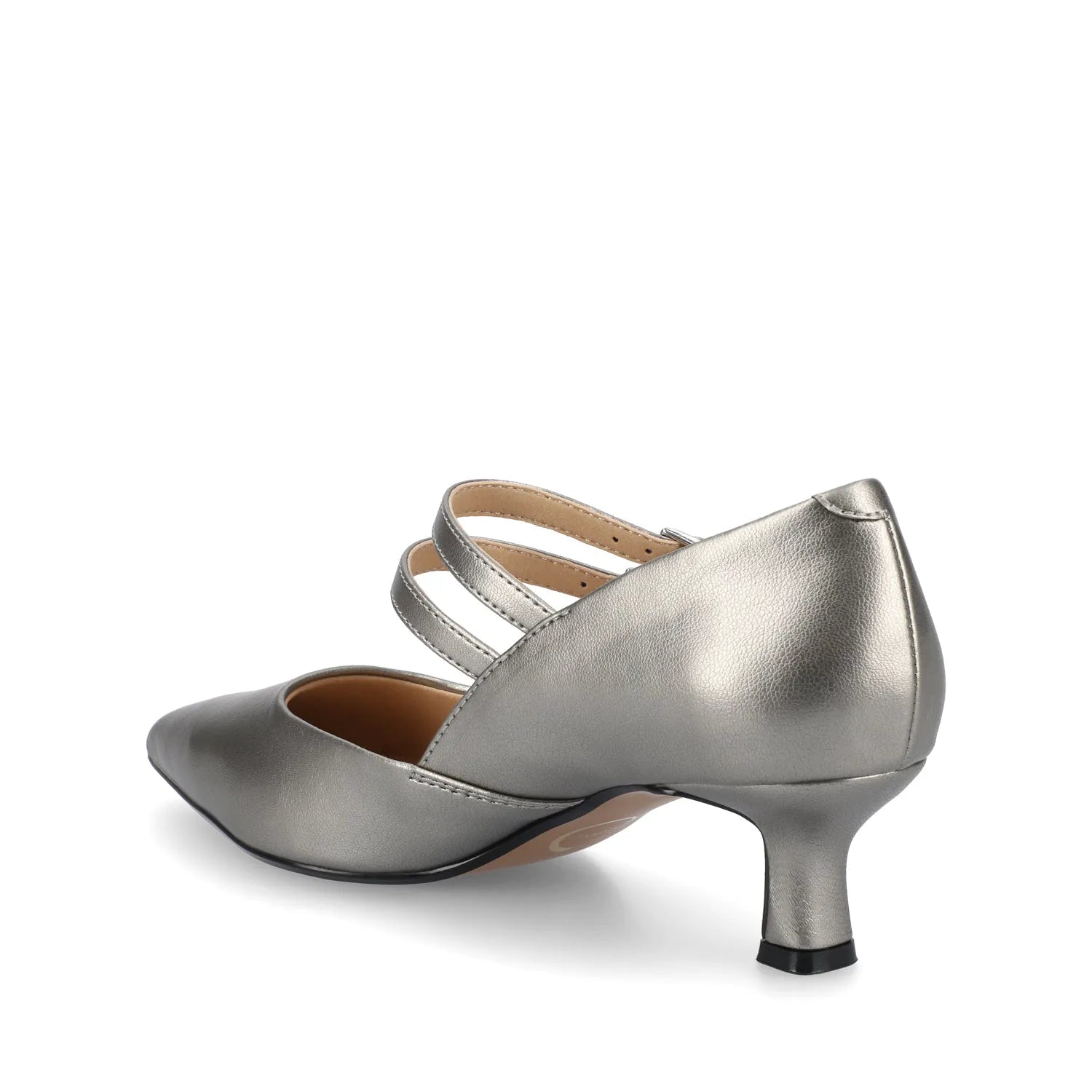 Carnation Mary Jane Pumps in Wide - Pewter
