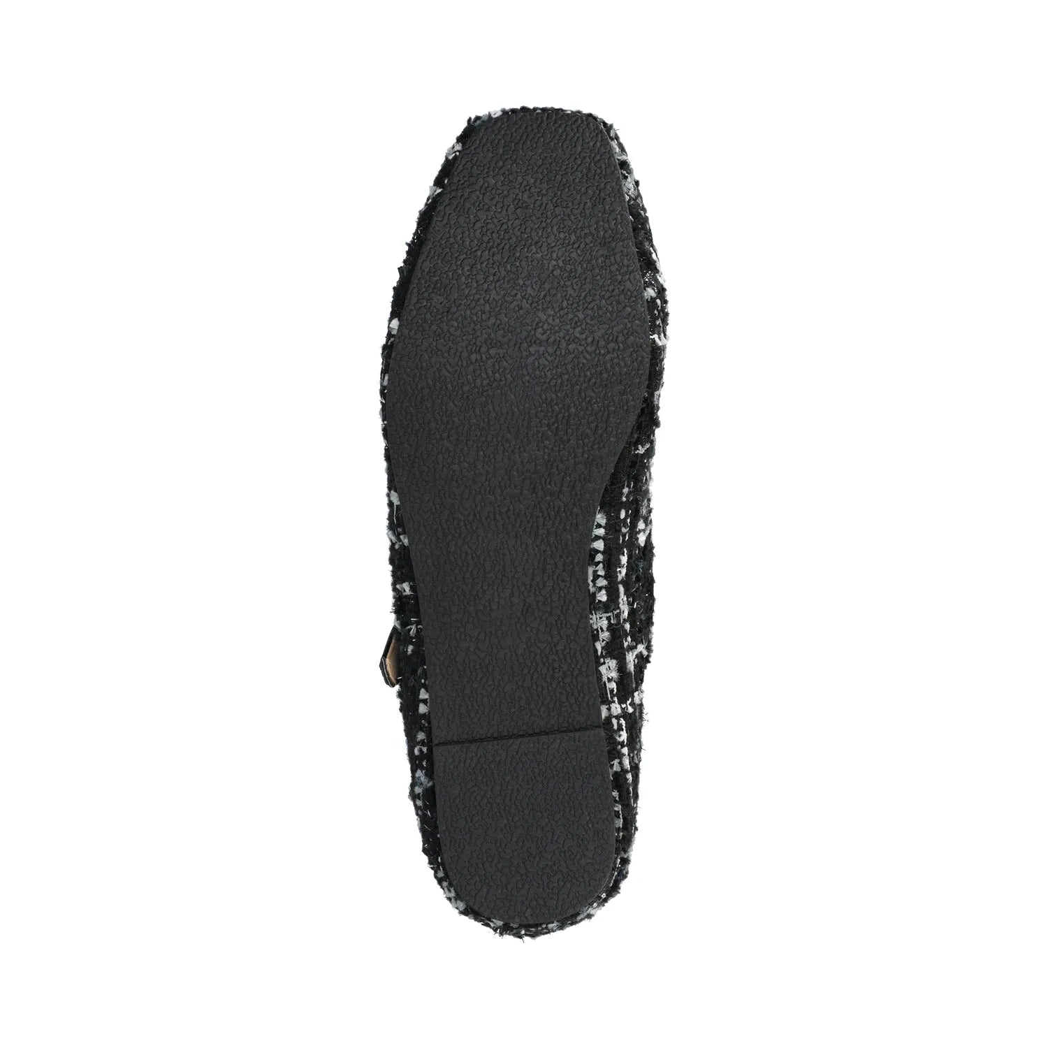 Carrie Dress Flats in Black Tweed