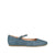 Blue Faux Suede