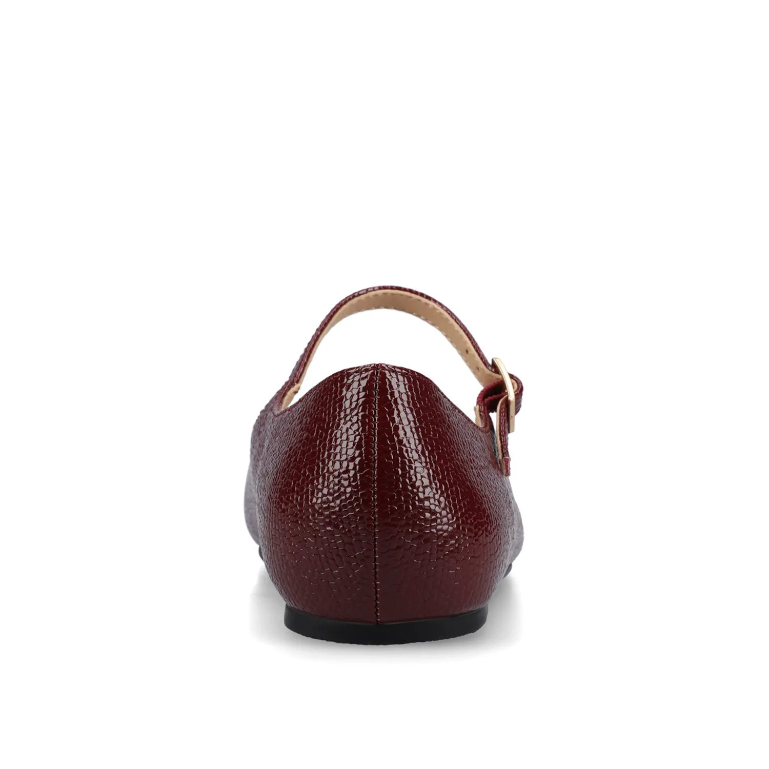 Carrie Dress Flats in Oxblood