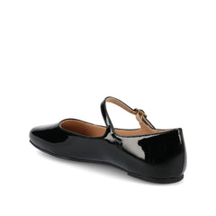 CARRIE BALLET FLATS IN PATENT WIDE - Black Patent
