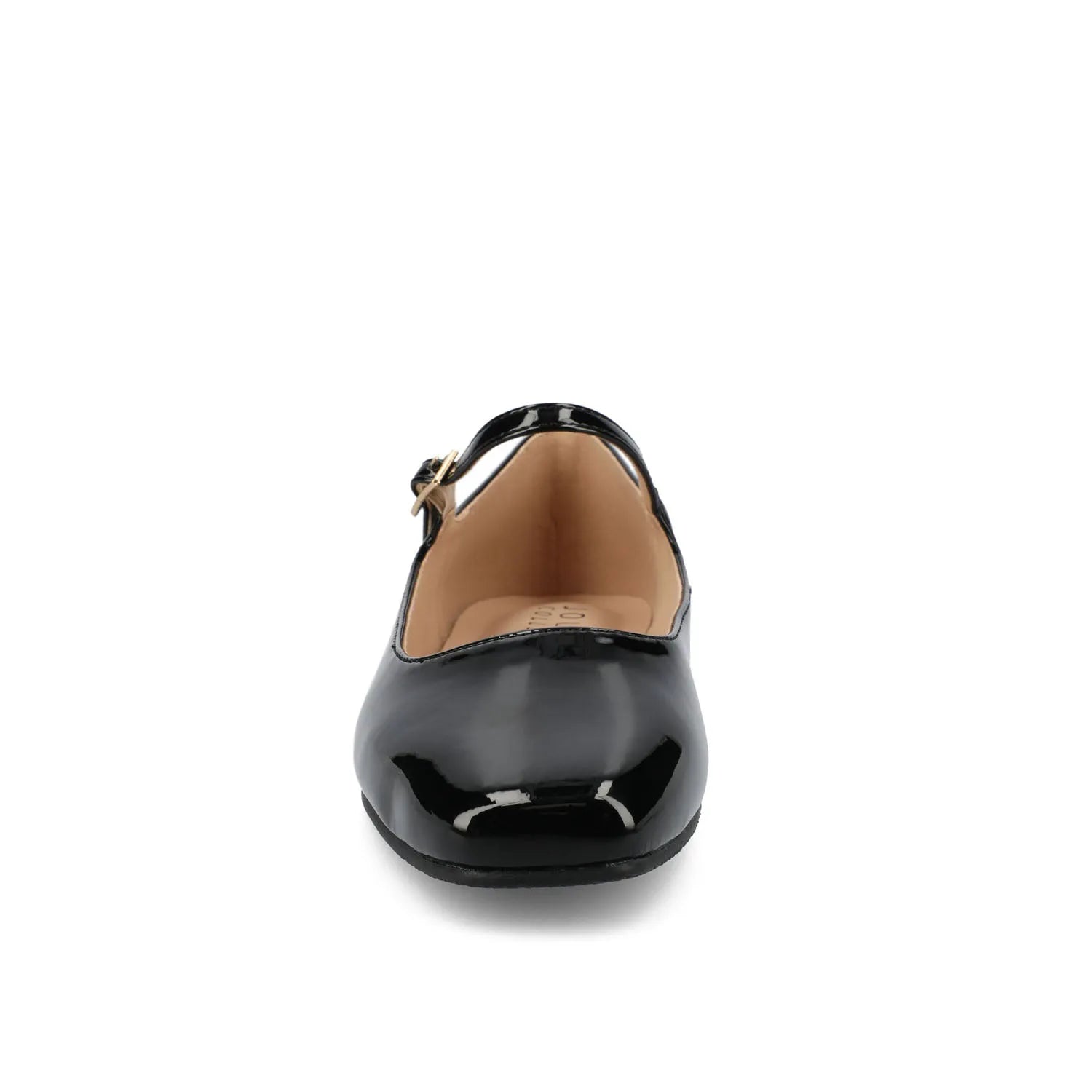 CARRIE BALLET FLATS IN PATENT WIDE - Black Patent