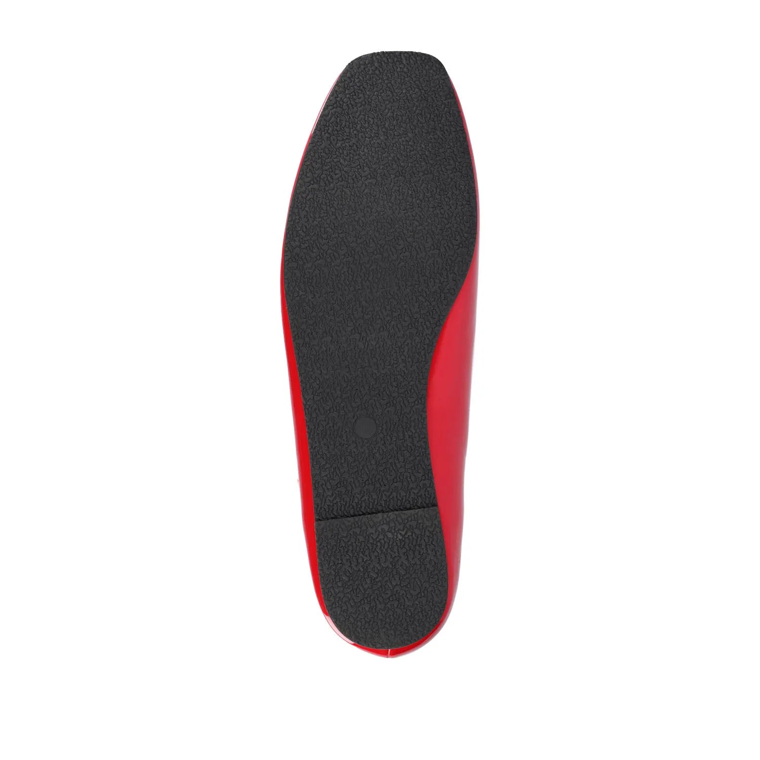CARRIE BALLET FLATS IN PATENT WIDE - Red Patent