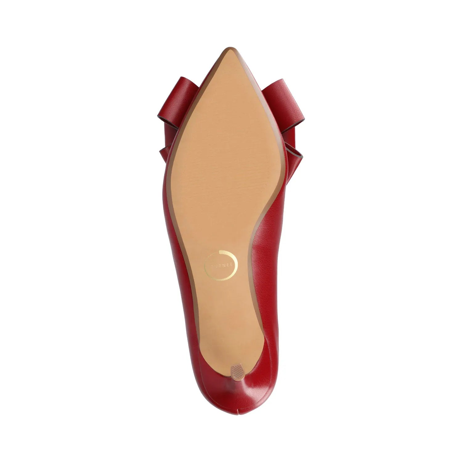 Crystol Stiletto Pump Heels in Wide Width Vegan Leather - Cranberry