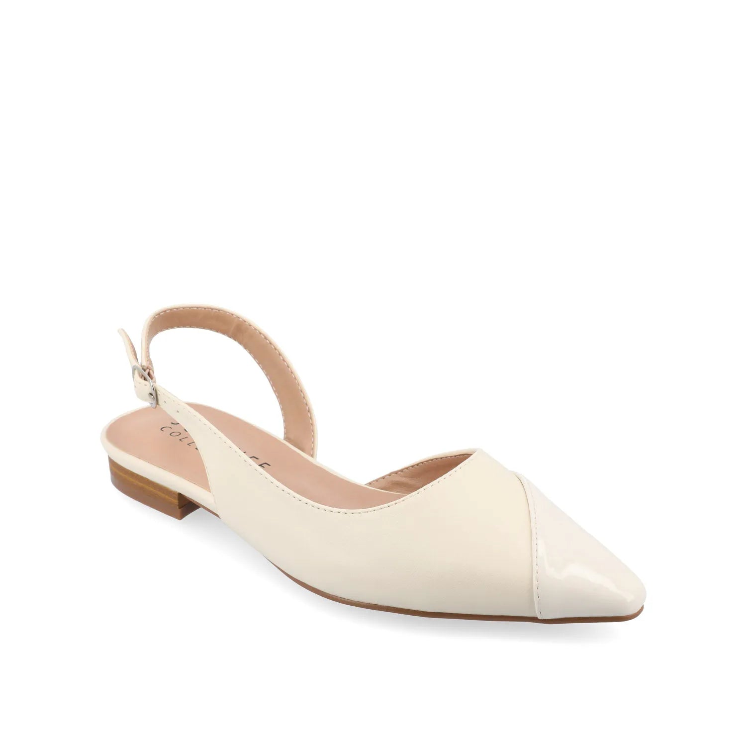 Daphne Ballet Flats in Ivory Tweed