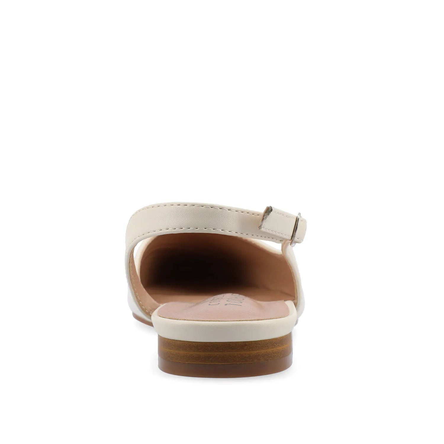 Daphnne Ballet Flats in Tweed Fabric - Wide Width (Ivory)
